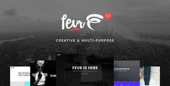 Fevr – v.1.3.0.1 Creative MultiPurpose WordPress Theme Download