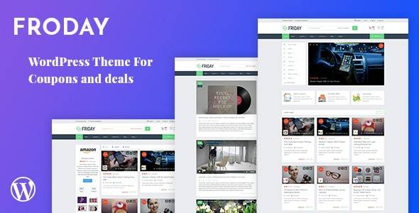 Froday v.2.6.0 – Coupons and Deals WordPress Theme Download