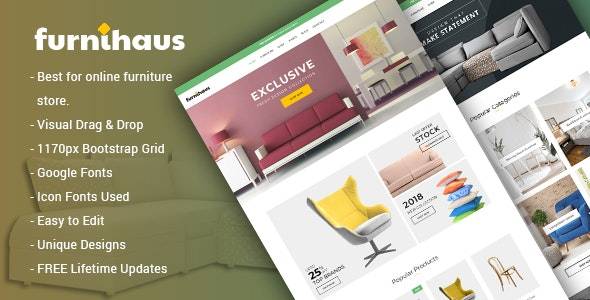 Furnihaus v.1.1.1 – Responsive Furniture WooCommerce WordPress Theme Download