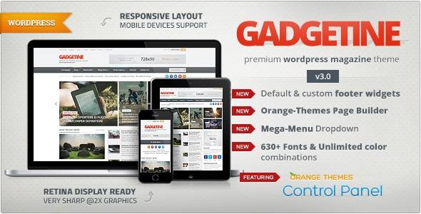 Gadgetine v.3.4.0 Premium Magazine WordPress Theme Download