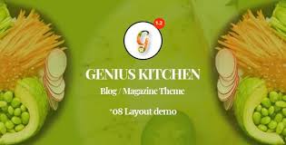 Genius Kitchen WordPress theme