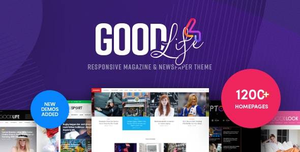 GoodLife v4.6.0 – Magazine & Newspaper WordPress Theme Download