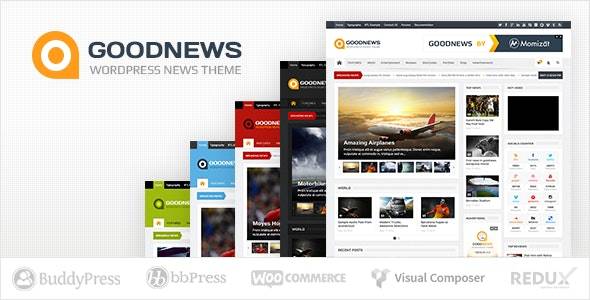 Goodnews v5.9.6 – Responsive News/Magazine WordPress Theme Download