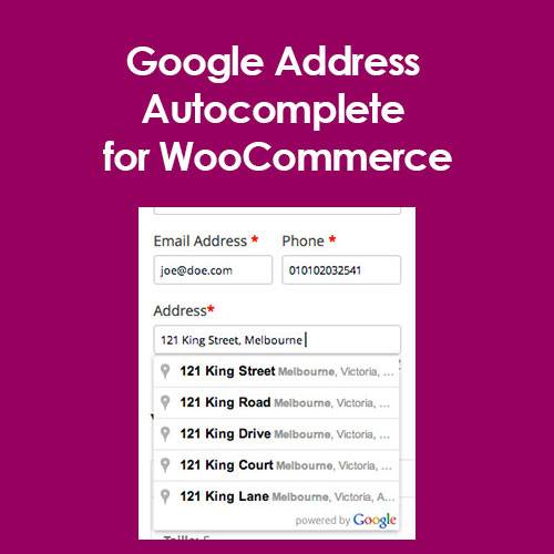 Google Address Autocomplete for WooCommerce v.2.3.4 Download