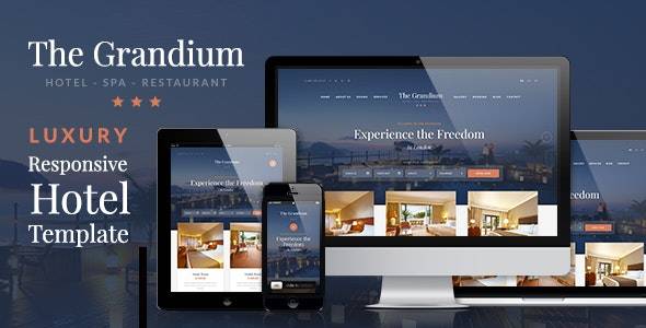 Grandium - Hotel Booking WordPress Theme nulled