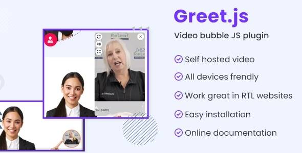 Greet.wp Video Bubble WordPress Plugin Download