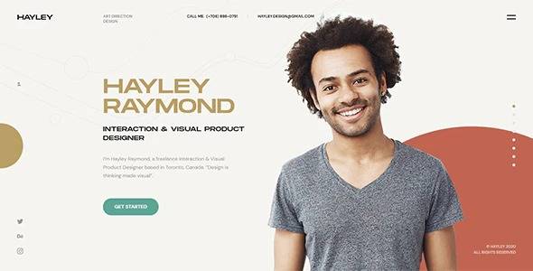 HAYLEY wordpress theme