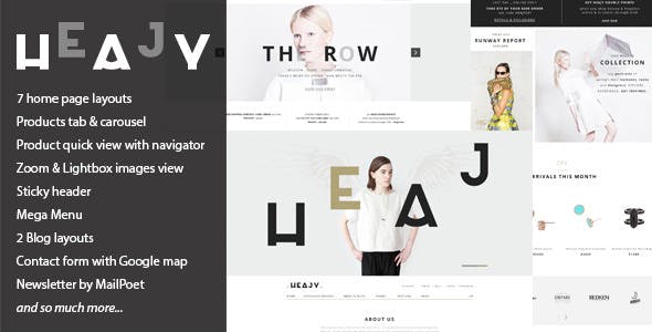 Heajy – v1.3.5 Handmade Fashion WordPress Theme Download