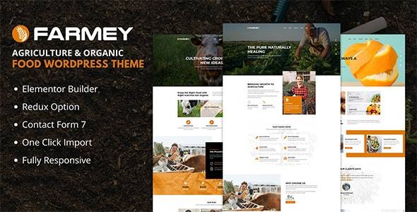 Farmey – v1.0 Agriculture WordPress Theme Download