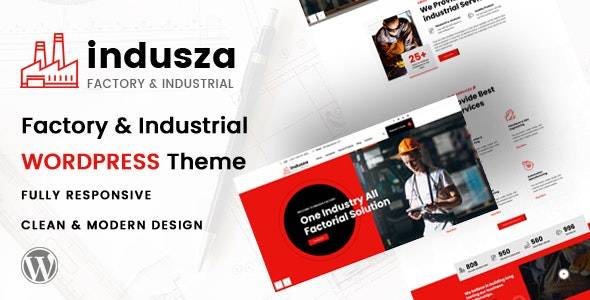 Indusza – v1.0 Industrial & Factory WordPress Theme Download