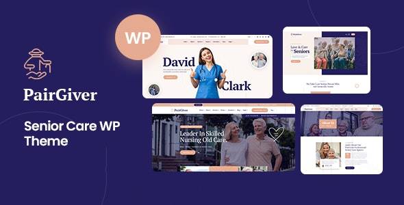 PairGiver – v1.0 Senior Care WordPress Theme Download