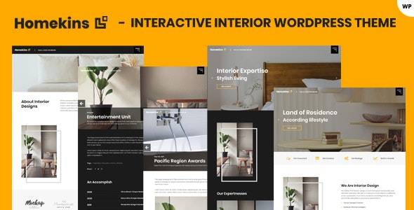 Homekins – v1.0.0 Interior WordPress Theme Download