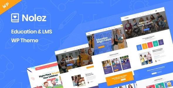 Nolez v1.0 – Education WordPress Theme Download