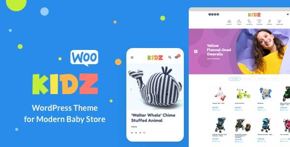 KIDZ v5.11 Baby Shop & Kids Store WordPress WooCommerce Theme