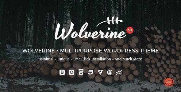 Wolverine v.3.3 – Responsive Multi-Purpose WordPress Theme Download