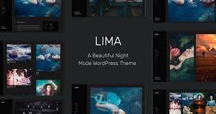 Lima v.1.0.4 – Night Mode WordPress Theme for Elementor Download