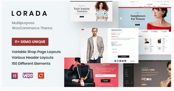 Lorada v4.1.2 – Elementor Responsive Ecommerce WordPress Theme Download (Updated)