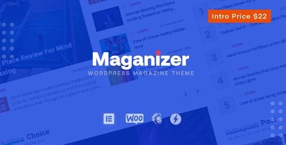 Maganizer v1.2.2 – Modern Magazine WordPress Theme Download