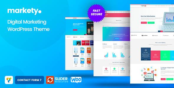 Markety wordpress theme