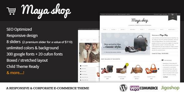 MayaShop v3.7.8 – A Flexible Responsive e-Commerce Theme