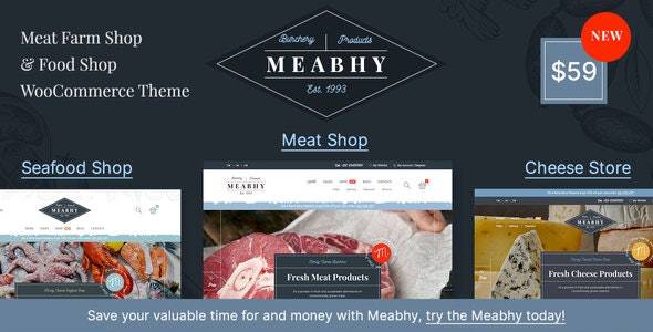 Meabhy v.2.0.0 – Meat Farm & Food Shop WordPress Theme Download