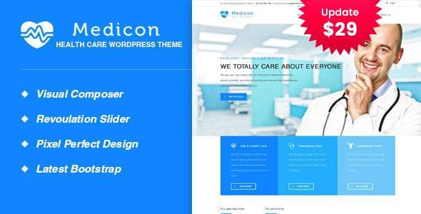 Medicon – v1.0.0 Health & Medical WordPress Theme Download