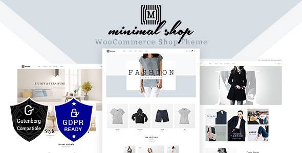 minimal WooCommerce WordPress theme