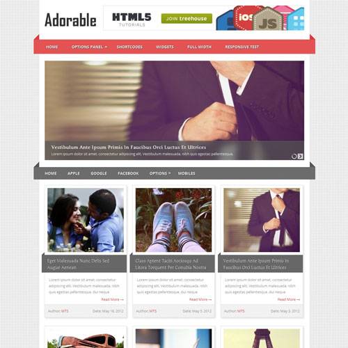 MyThemeShop Adorable WordPress Theme v1.1.1 Download