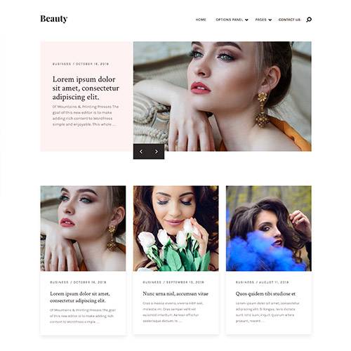 Beauty WordPress Theme