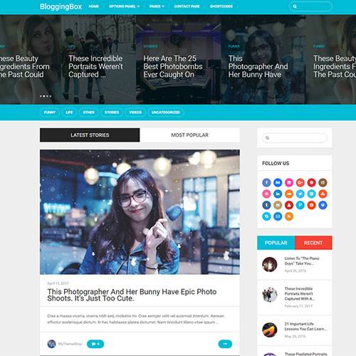 MyThemeShop BloggingBox WordPress Theme v1.2.4 Download