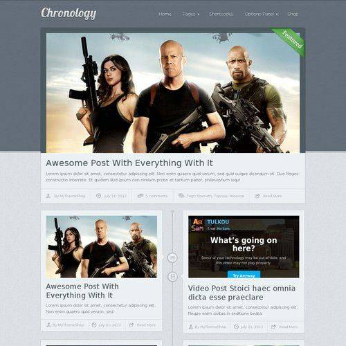 MyThemeShop Chronology WordPress Theme v1.1.1 Download