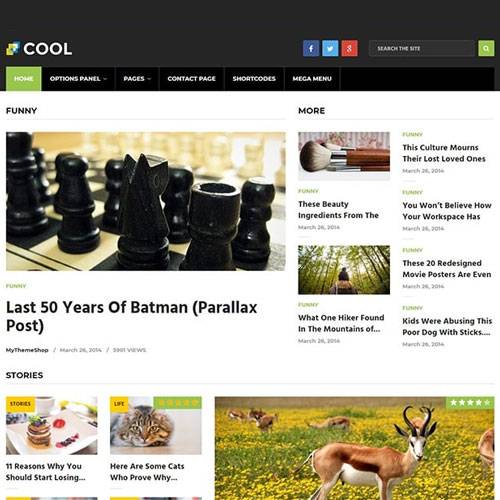 MyThemeShop Cool WordPress Theme v1.1.5 Download