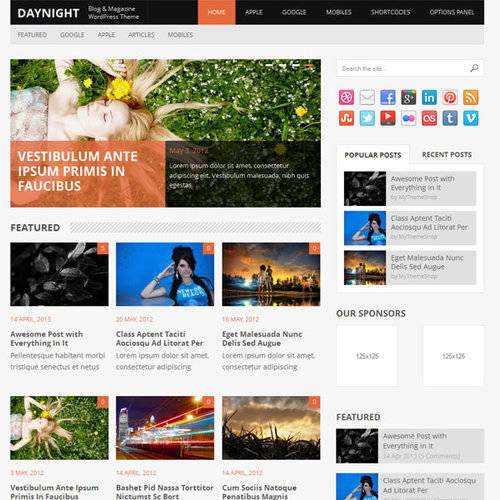 MyThemeShop Daynight WordPress Theme v1.1.2 Download