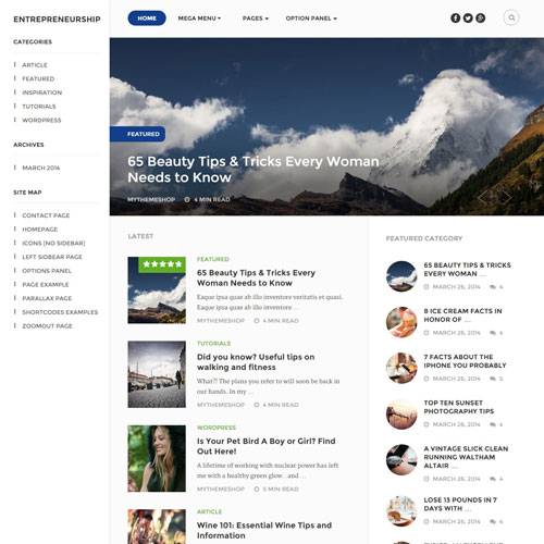 MyThemeShop Entrepreneurship WordPress Theme v1.1.4 Download