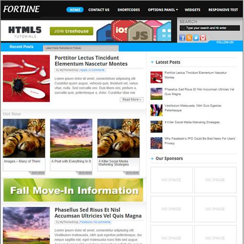 MyThemeShop Fortune WordPress Theme v1.1.1 Download