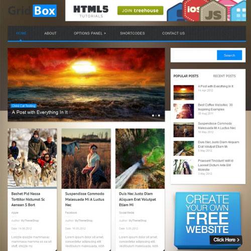 MyThemeShop Gridbox WordPress Theme v.1.2.2 Download