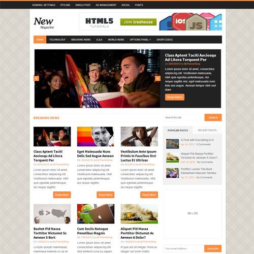 Newsmag WordPress Theme