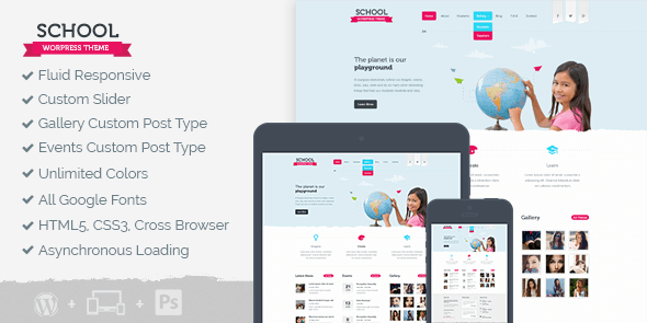 MyThemeShop School WordPress Theme v1.4.5 Download