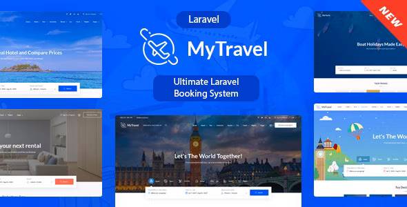 MyTravel - Ultimate Laravel Booking System Nulled