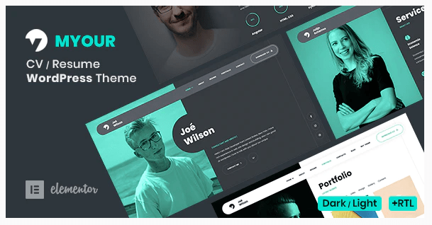 Myour v1.5.1 – CV Resume WordPress Theme