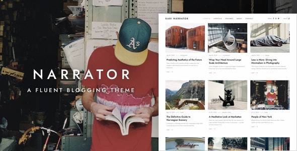 Narrator –v1.3.4 Fluent Blogging WordPress Theme Download