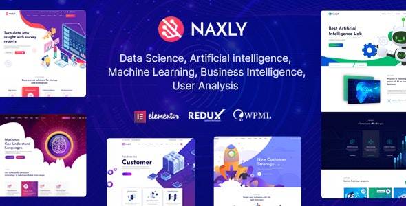 Naxly v.1.1 – Data Science & Analytics WordPress Theme Download