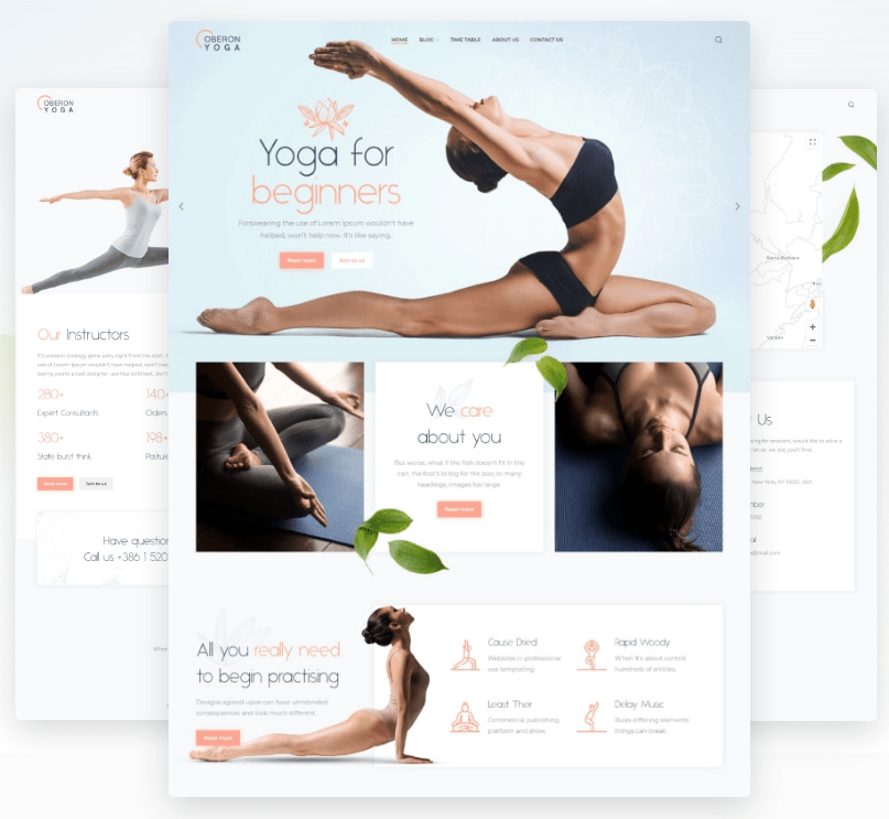 Oberon v.1.3.0 – Yoga and Health Care WordPress Theme Download