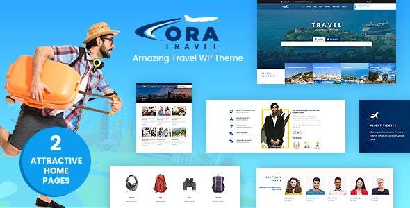 Ora v1.6 Tour Travel Booking WordPress Theme Download