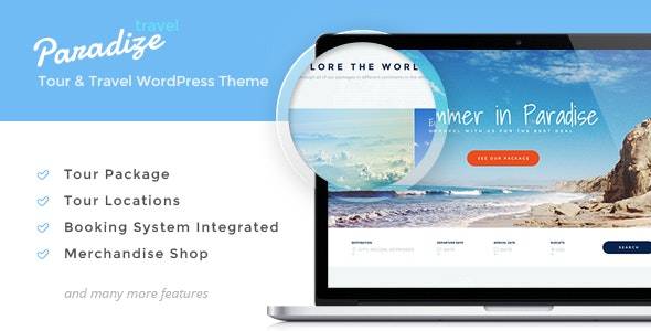 Paradize – v.2.2.4 Tour/Travel WordPress Theme Download