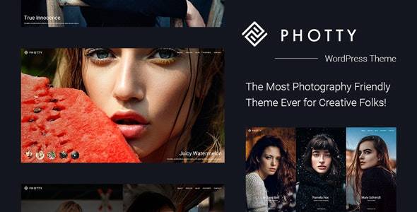 Photty wordpress theme