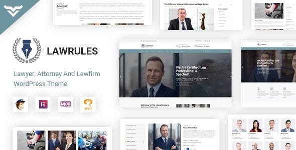 Lawrules v1.3 Lawyer WordPress Theme Download