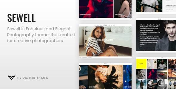 Sewell – v.1.8.2 Photography WordPress Theme Download