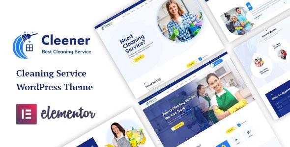 Cleener – v1.0.2 Cleaning Services WordPress Theme Download