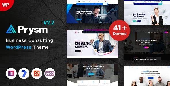 Prysm Consulting Finance WordPress Theme Nulled